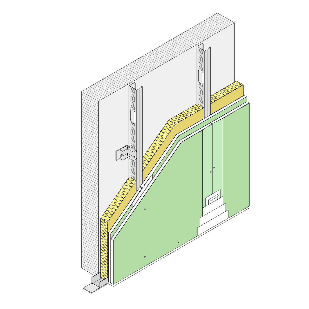 Independant lining Pladur® 115 (90) 2H1 MW