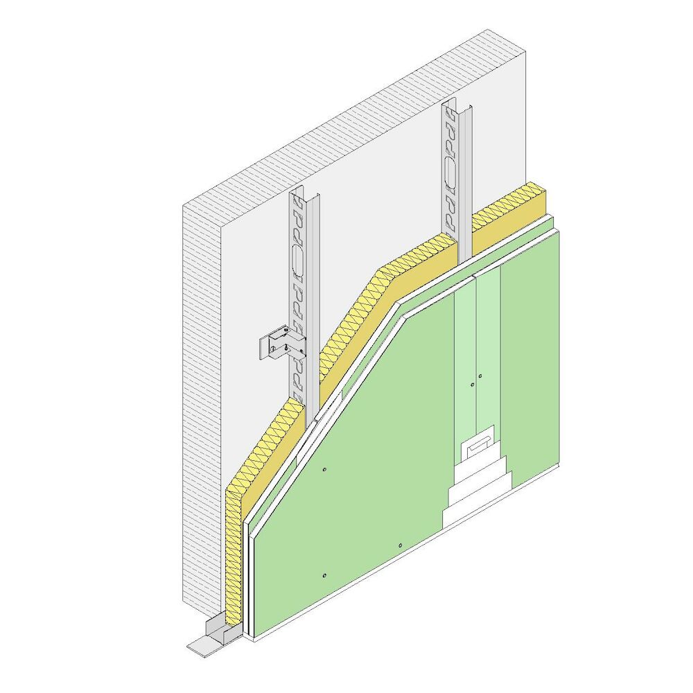 Revestimento autoportante Pladur® 116 (90) 2H1 MW