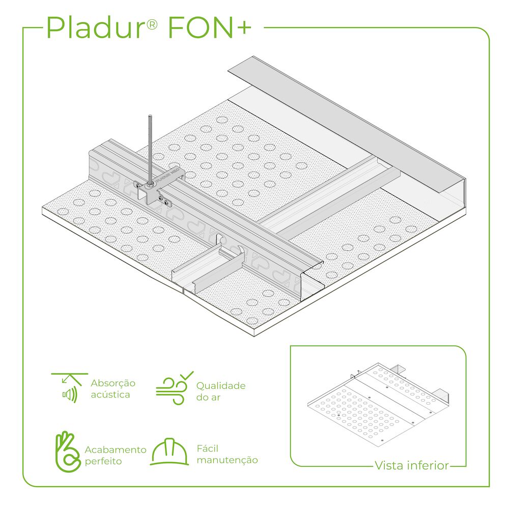 T.C. suspenso Pladur® NEO 48/1200x400 1x12,5 FON+ R12/25 nº2 BA MW