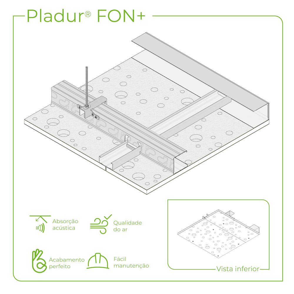 T.C. suspenso Pladur® NEO 48/1200x400 1x12,5 FON+ R Aleatoria Plus 12-20-35 BV MW