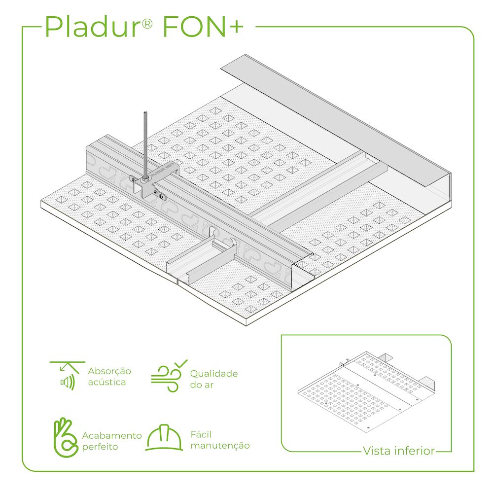T.C. suspenso Pladur® NEO 48/1200x400 1x12,5 FON+ C12/25 nº2 BA MW