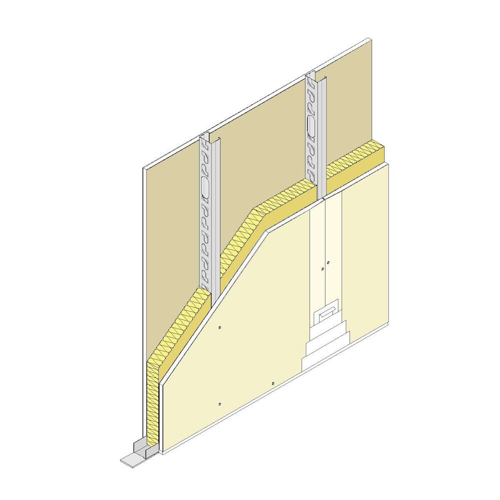 Partition Pladur® 106 (70-45) 2N MW