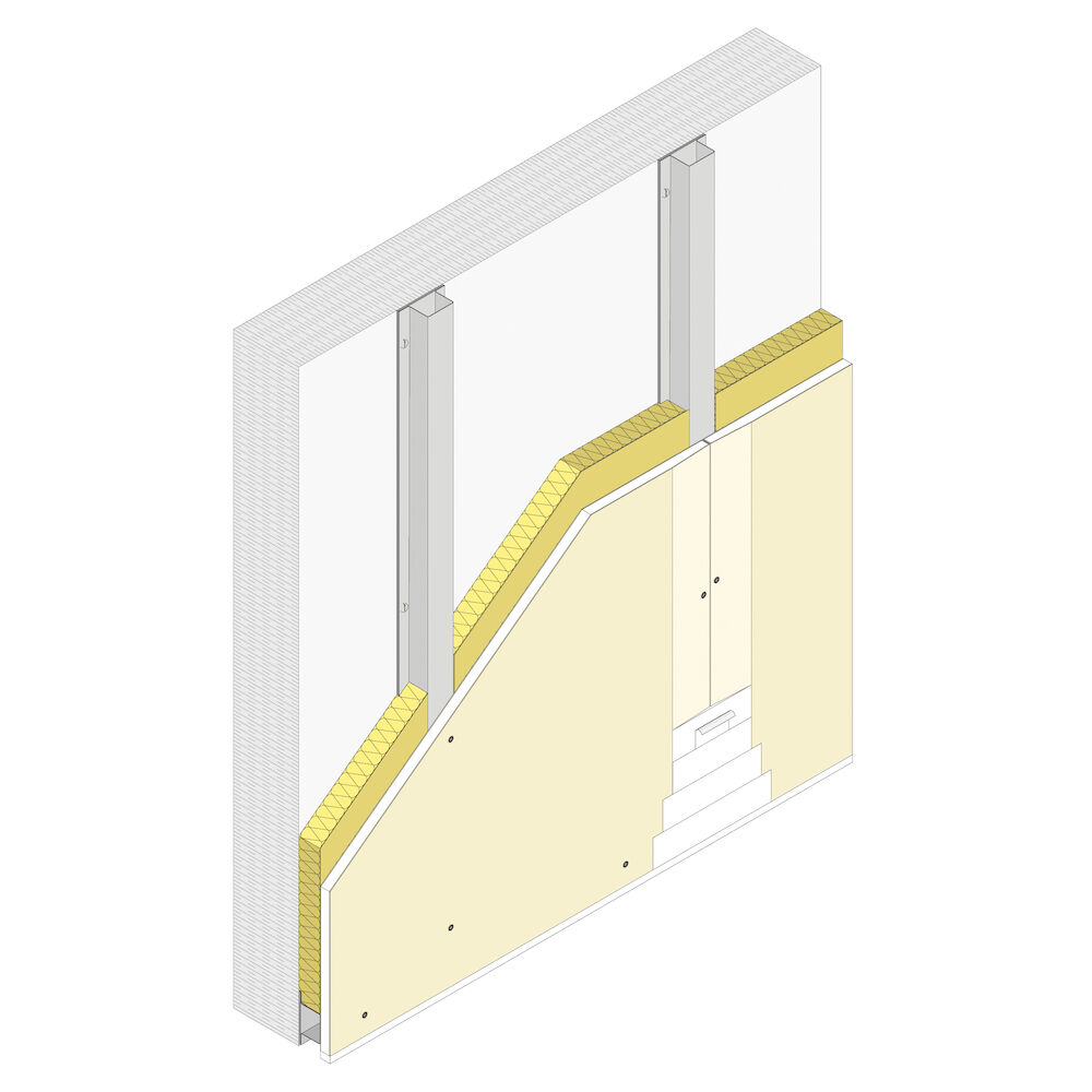 Revestimento semidireto Pladur® M-82x16 1x18I