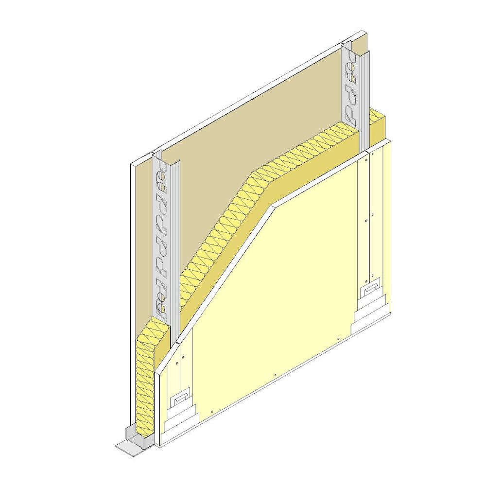 Partition Pladur® 84 (48-35) 2MAGNA MW