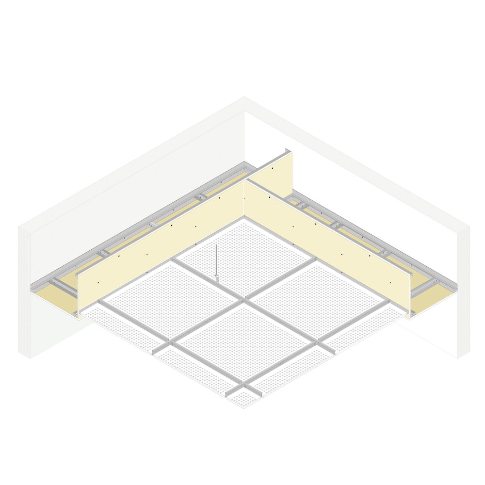 Registrable ceiling Pladur® FON+ R Aleat. 8-15-20 nº3 A MW