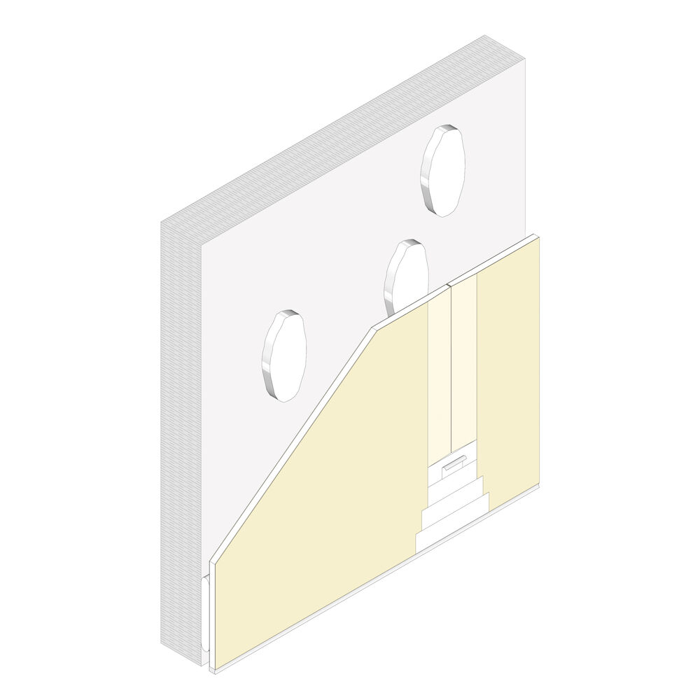 Trasdosado directo Pladur® 1x18N