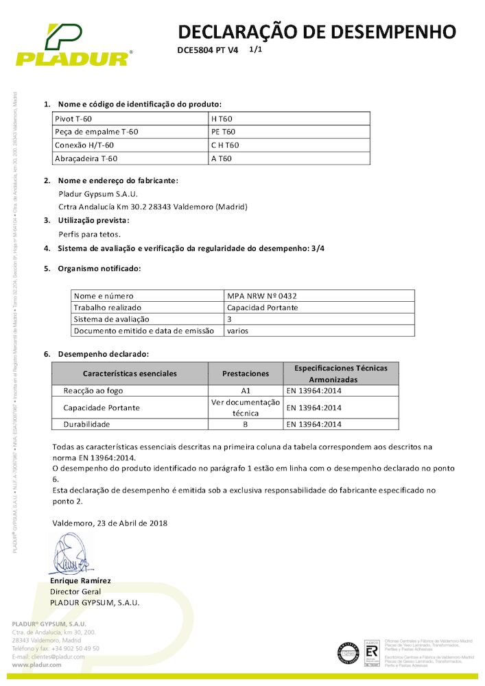 Horquilla T-60 - DoP